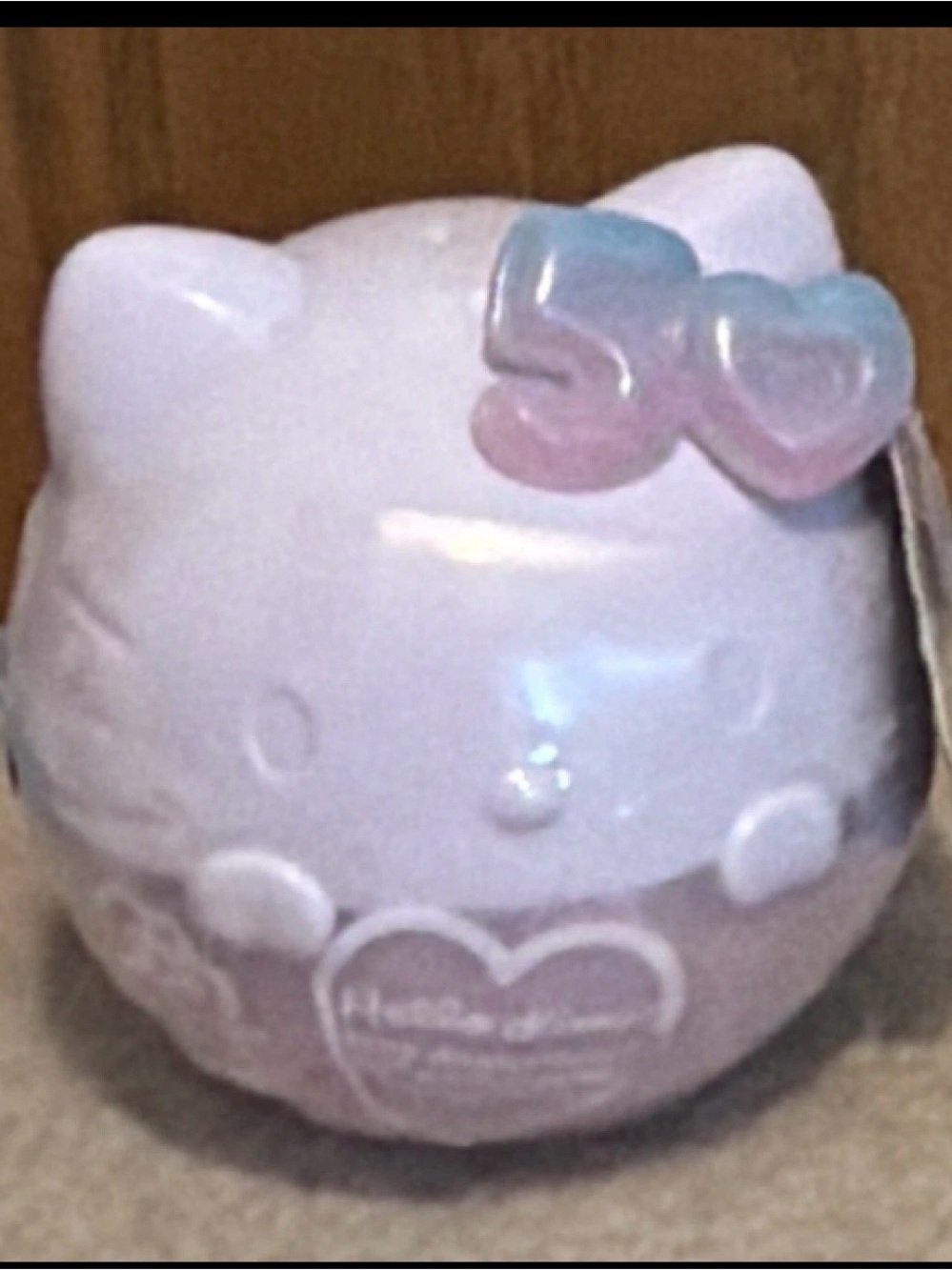 Hello Kitty 50th Anniversary Pink Plastic Character Piggy Bank